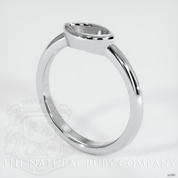14K White Gold Vedic Ring Setting
