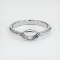 14K White Gold Vedic Ring Setting Image