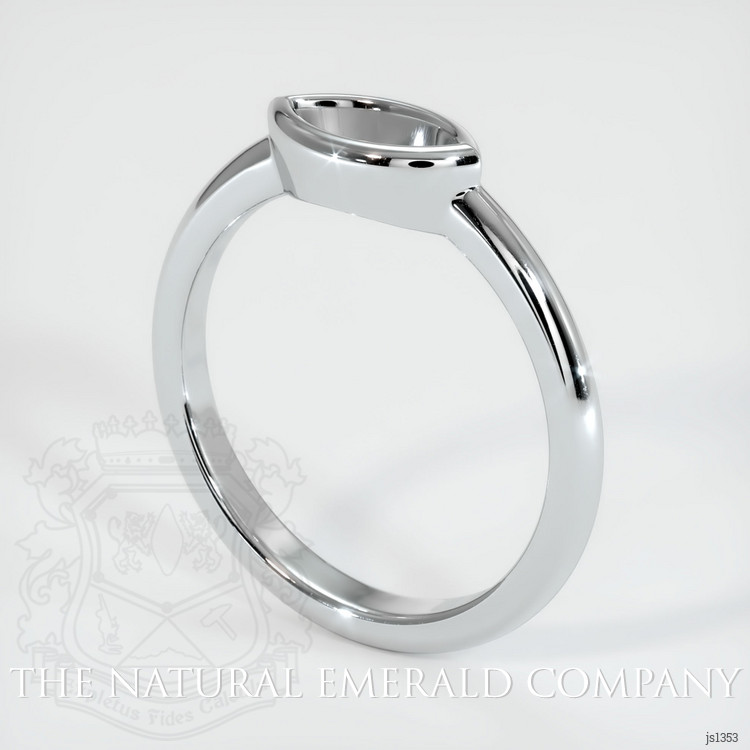 18K White Gold Vedic Ring Setting