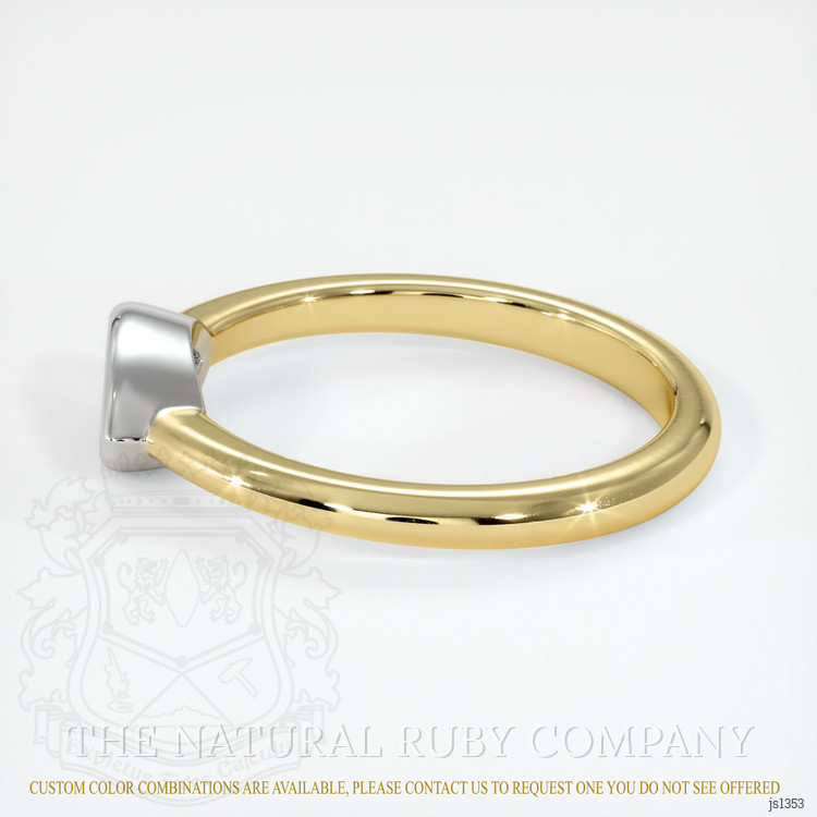 14K White & Yellow Vedic Ring Setting
