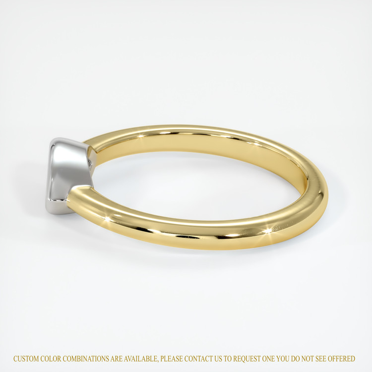 18K White & Yellow Vedic Ring Setting