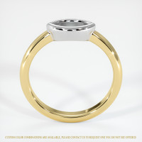 18K White & Yellow Vedic Ring Setting Image