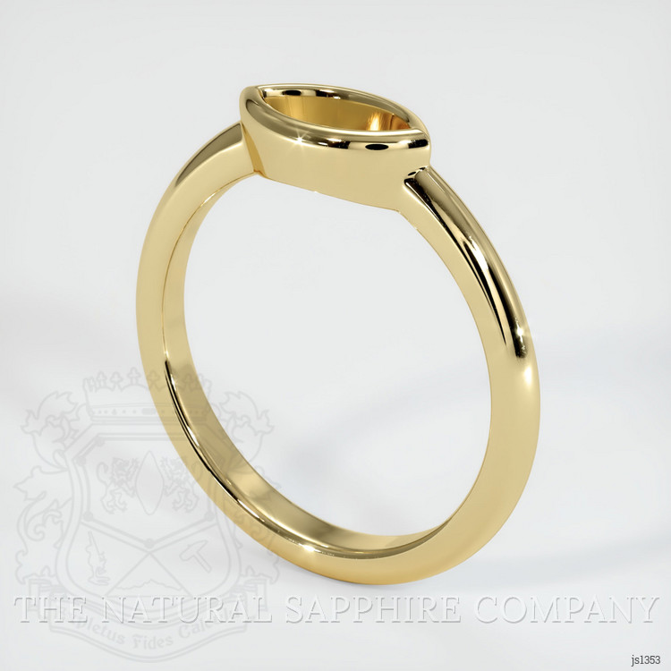 14K Yellow Gold Vedic Ring Setting