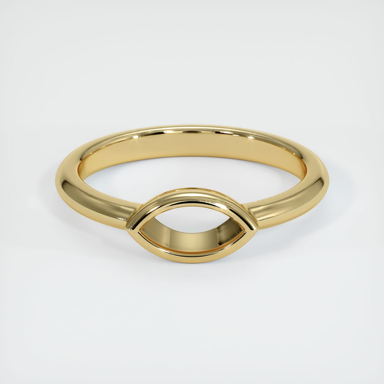 14K Yellow Gold Vedic Ring Setting