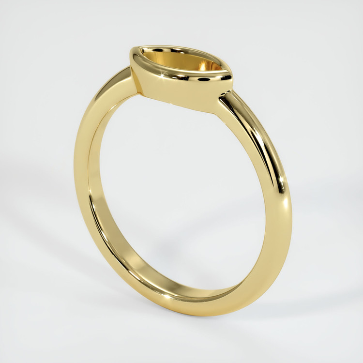18K Yellow Gold Vedic Ring Setting