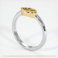 14K Yellow & White Vedic Ring Setting Video