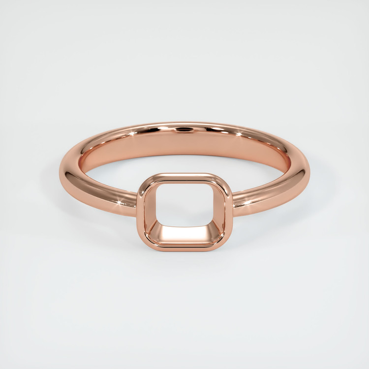14K Rose Gold Men's Ring Setting