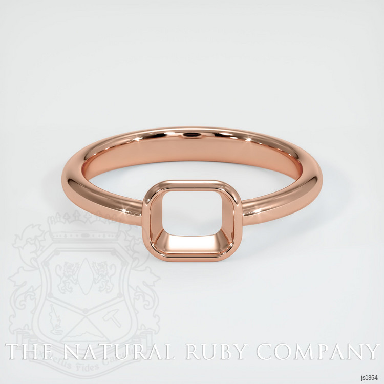 14K Rose Gold Men's Ring Setting