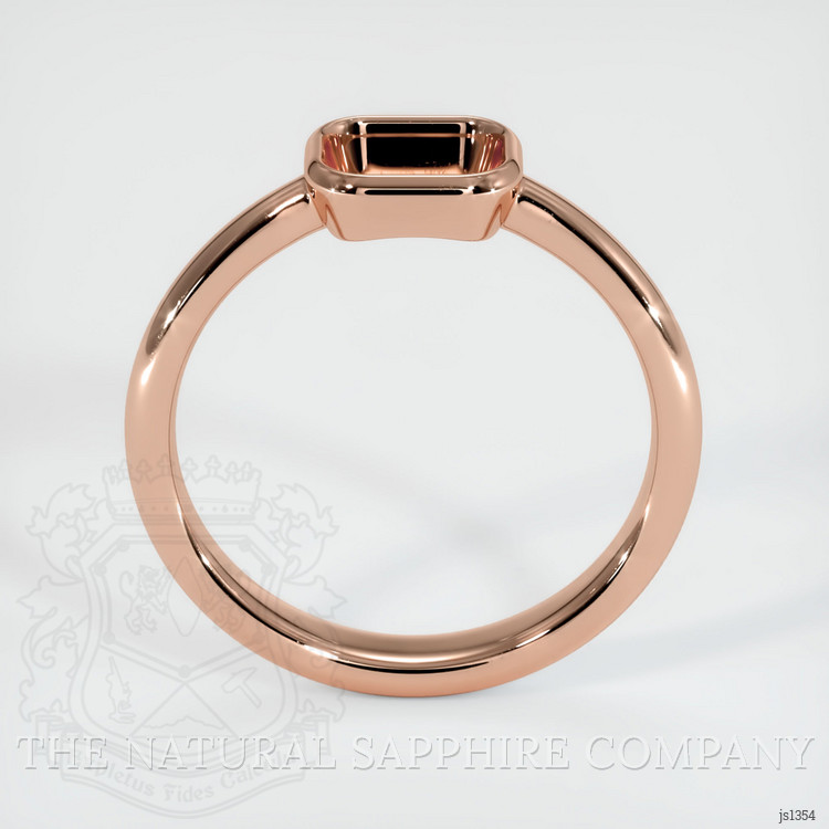14K Rose Gold Men's Ring Setting
