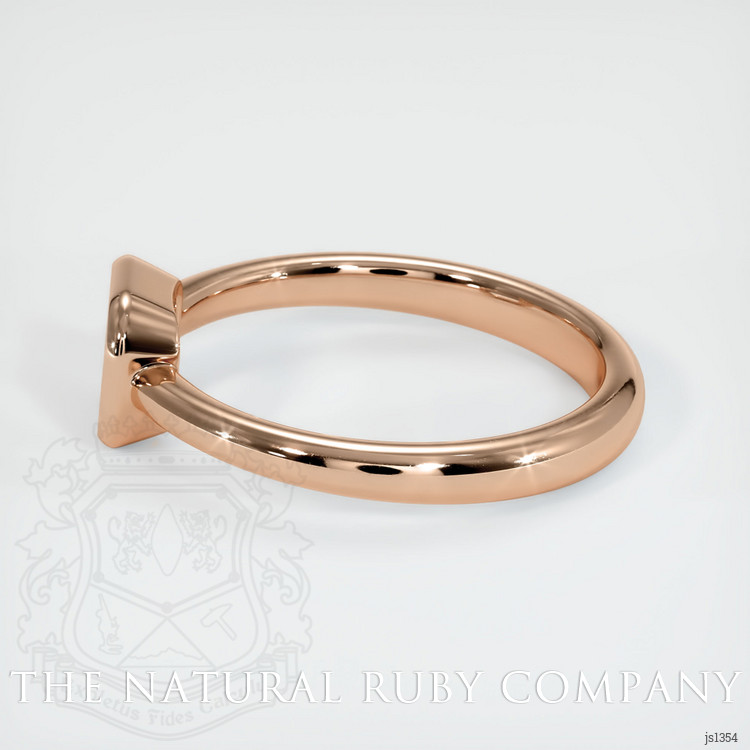 18K Rose Gold Men's Ring Setting