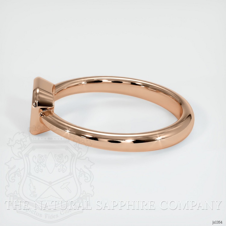 18K Rose Gold Men's Ring Setting