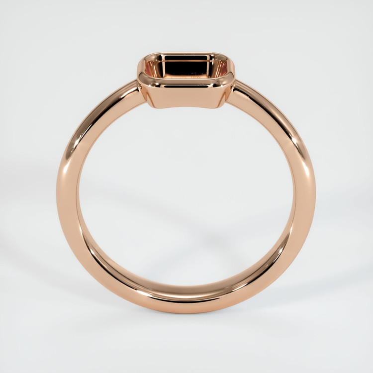 18K Rose Gold Men's Ring Setting