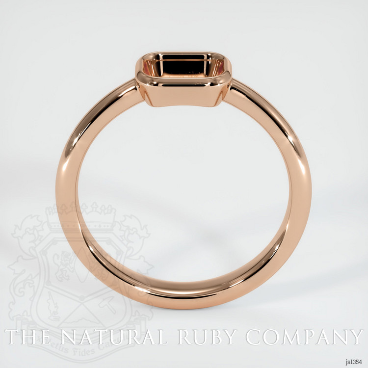 18K Rose Gold Men's Ring Setting