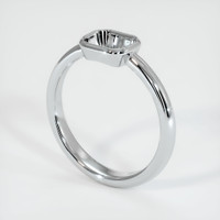 10K White Gold Men's Ring Setting Video