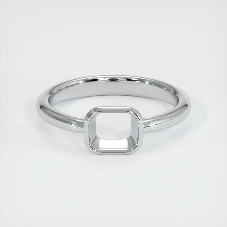 14K White Gold Men's Ring Setting