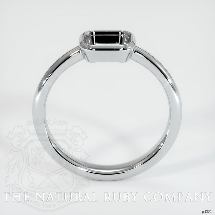 14K White Gold Men's Ring Setting