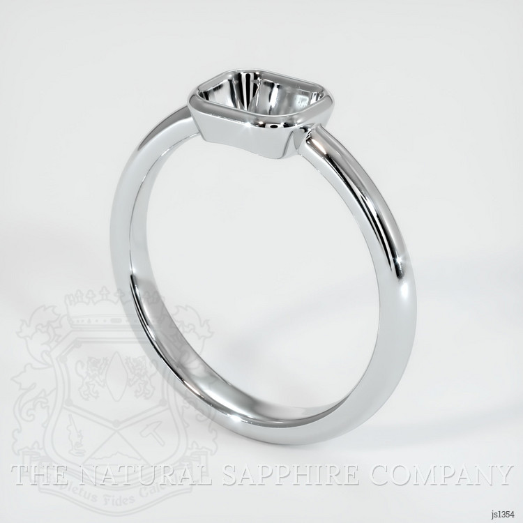 18K White Gold Men's Ring Setting