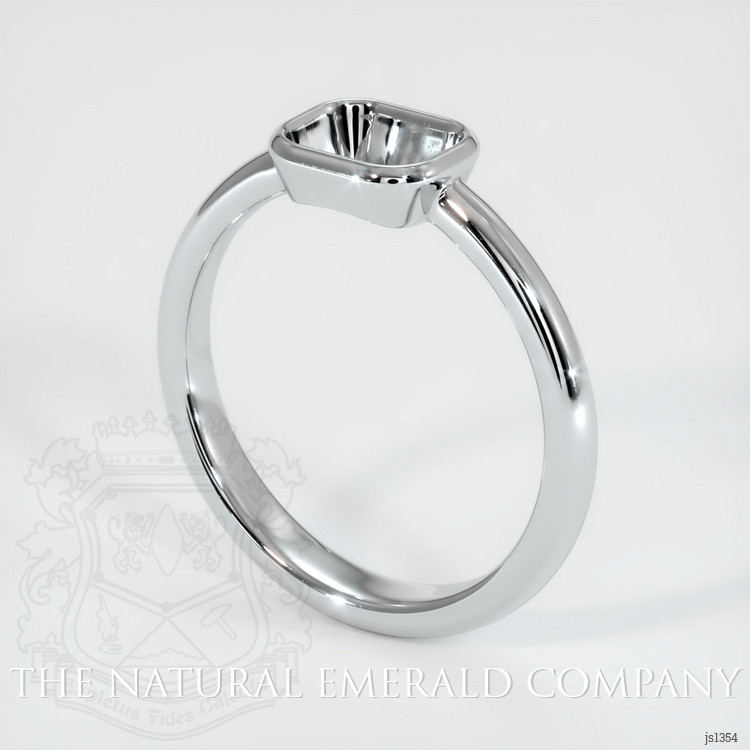 18K White Gold Men's Ring Setting