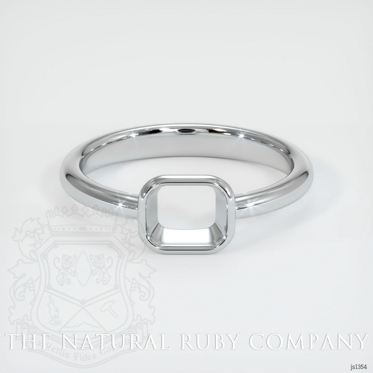 18K White Gold Men's Ring Setting