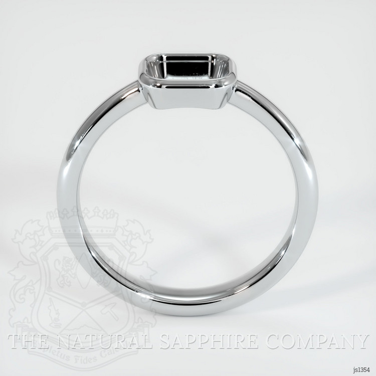 18K White Gold Men's Ring Setting