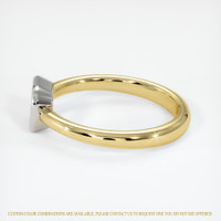 18K White & Yellow Men's Ring Setting Image