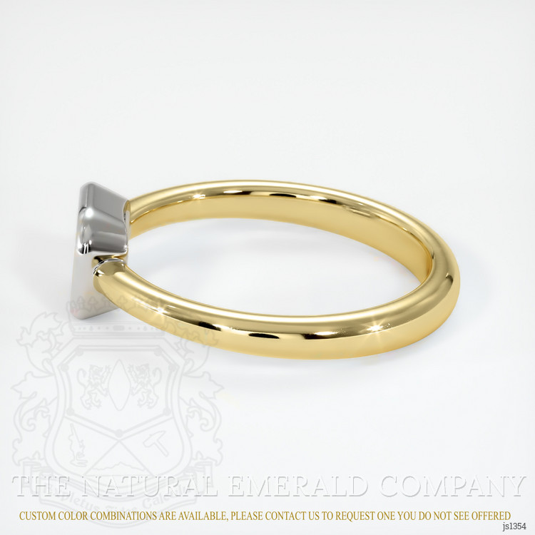 18K White & Yellow Men's Ring Setting