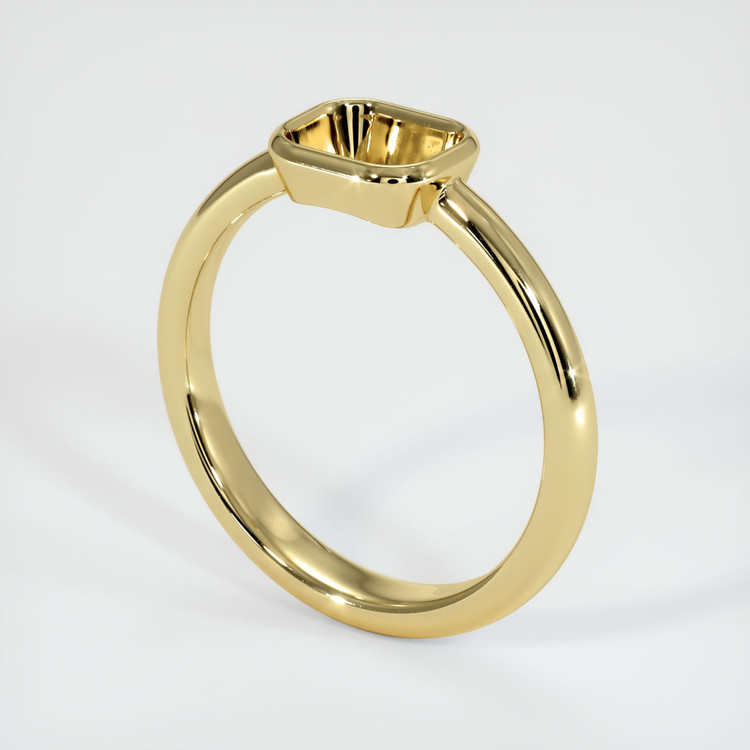 18K Yellow Gold Men's Ring Setting