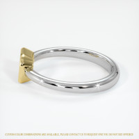 14K Yellow & White Men's Ring Setting Image