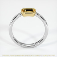 18K Yellow & White Men's Ring Setting Image
