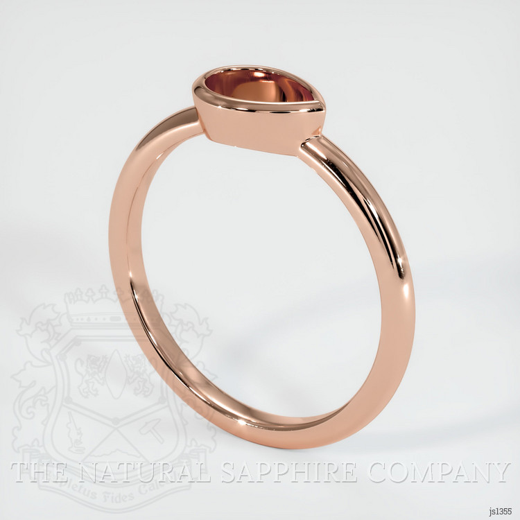 14K Rose Gold Vedic Ring Setting