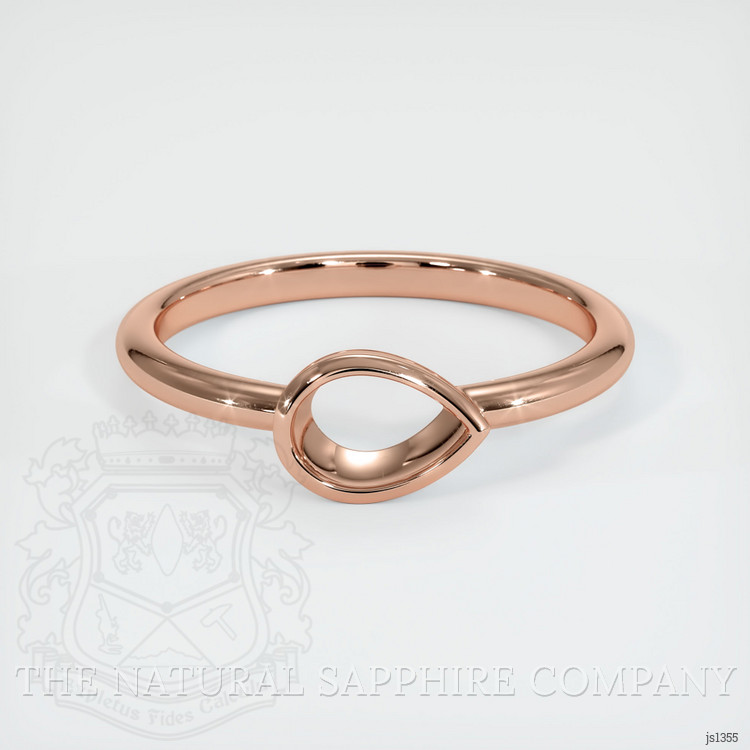 14K Rose Gold Vedic Ring Setting