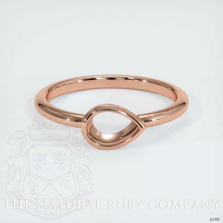 14K Rose Gold Vedic Ring Setting