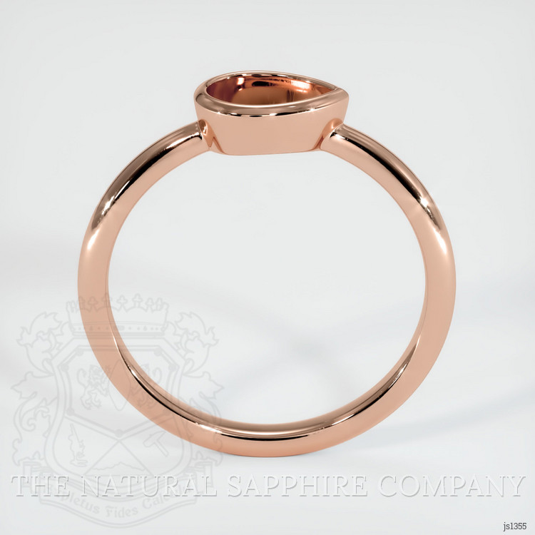 14K Rose Gold Vedic Ring Setting