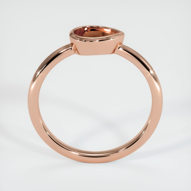 14K Rose Gold Vedic Ring Setting
