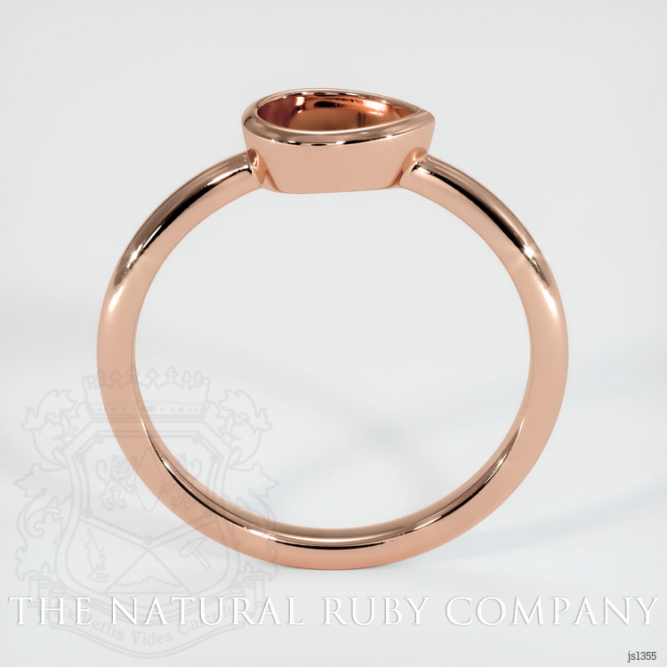14K Rose Gold Vedic Ring Setting