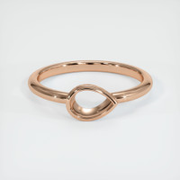 18K Rose Gold Vedic Ring Setting Image