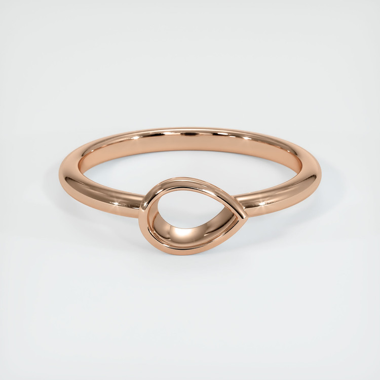 18K Rose Gold Vedic Ring Setting