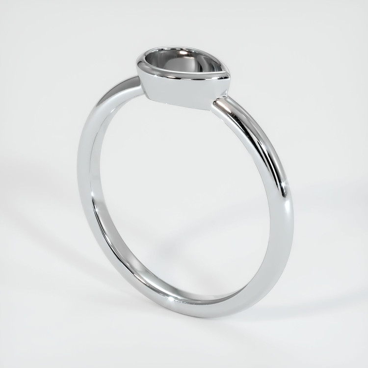 10K White Gold Vedic Ring Setting