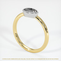 14K White & Yellow Vedic Ring Setting Video