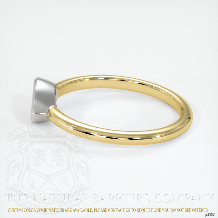 18K White & Yellow Vedic Ring Setting
