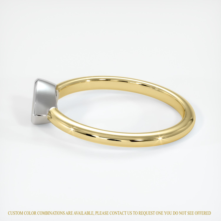 18K White & Yellow Vedic Ring Setting
