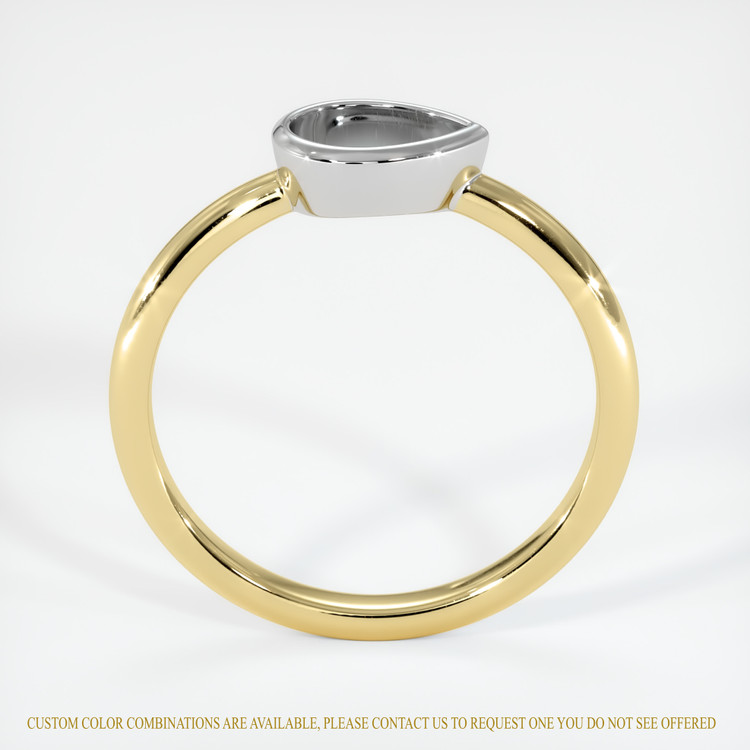 18K White & Yellow Vedic Ring Setting