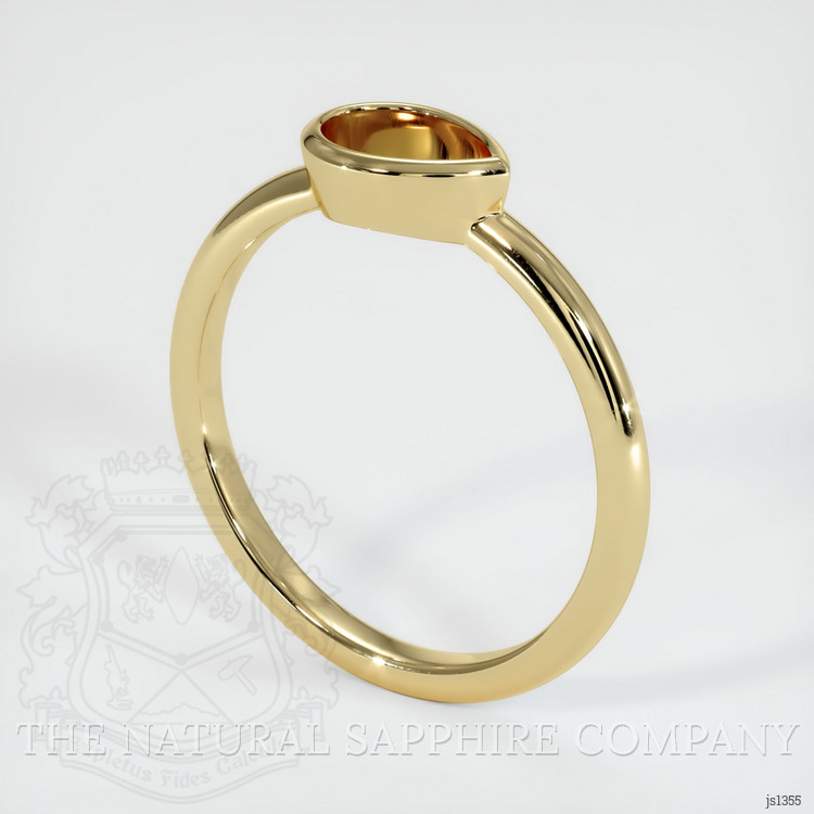 14K Yellow Gold Vedic Ring Setting