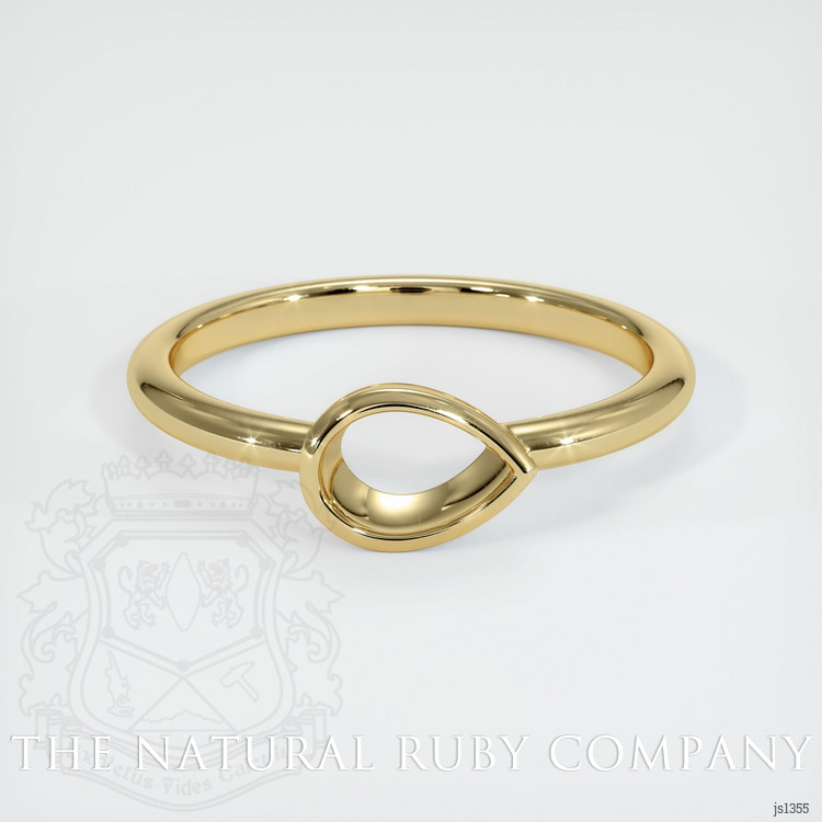 14K Yellow Gold Vedic Ring Setting