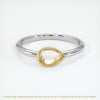 14K Yellow & White Vedic Ring Setting Image