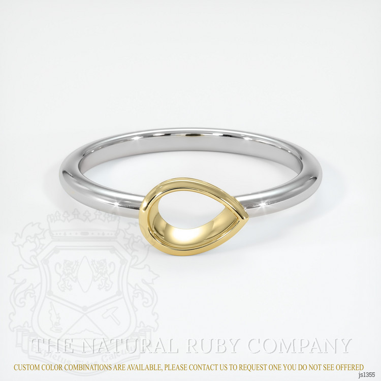 14K Yellow & White Vedic Ring Setting