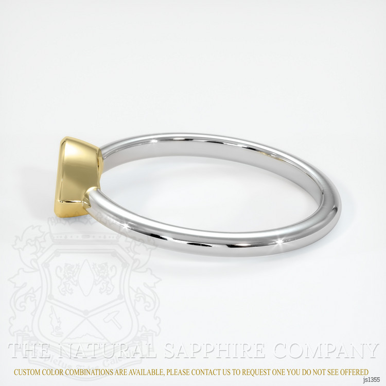 14K Yellow & White Vedic Ring Setting