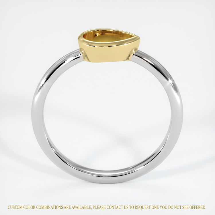 14K Yellow & White Vedic Ring Setting