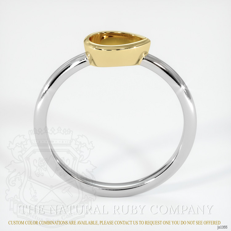 18K Yellow & White Vedic Ring Setting