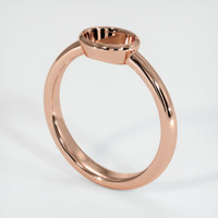 14K Rose Gold Men's Ring Setting Video